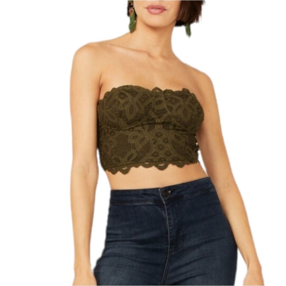 Free People Intimately Adella Corset Bralette SIZE MEDIUM
